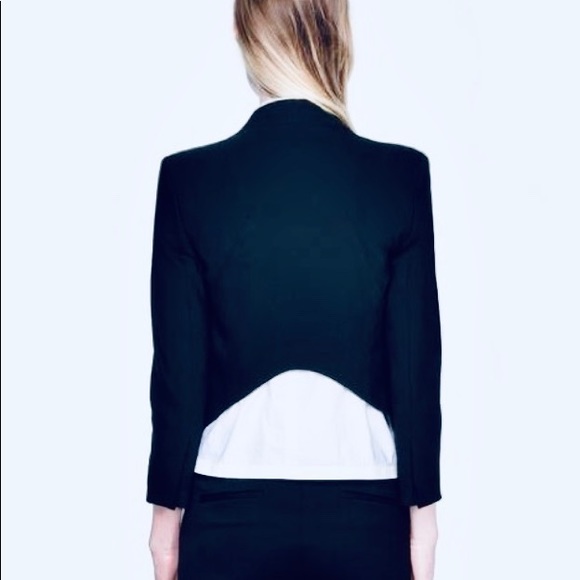 Helmet Lang Asymmetric Blazer (never worn) - Sz 4 - Picture 2 of 6